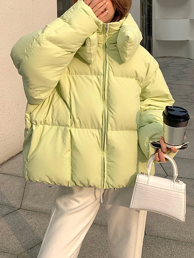 GOPLUS Women's Winter Coat Korean Style Padded Jackets Hooded Parka Blouson Femme Hiver Tres Chaud Chaqueta Mujer Invierno