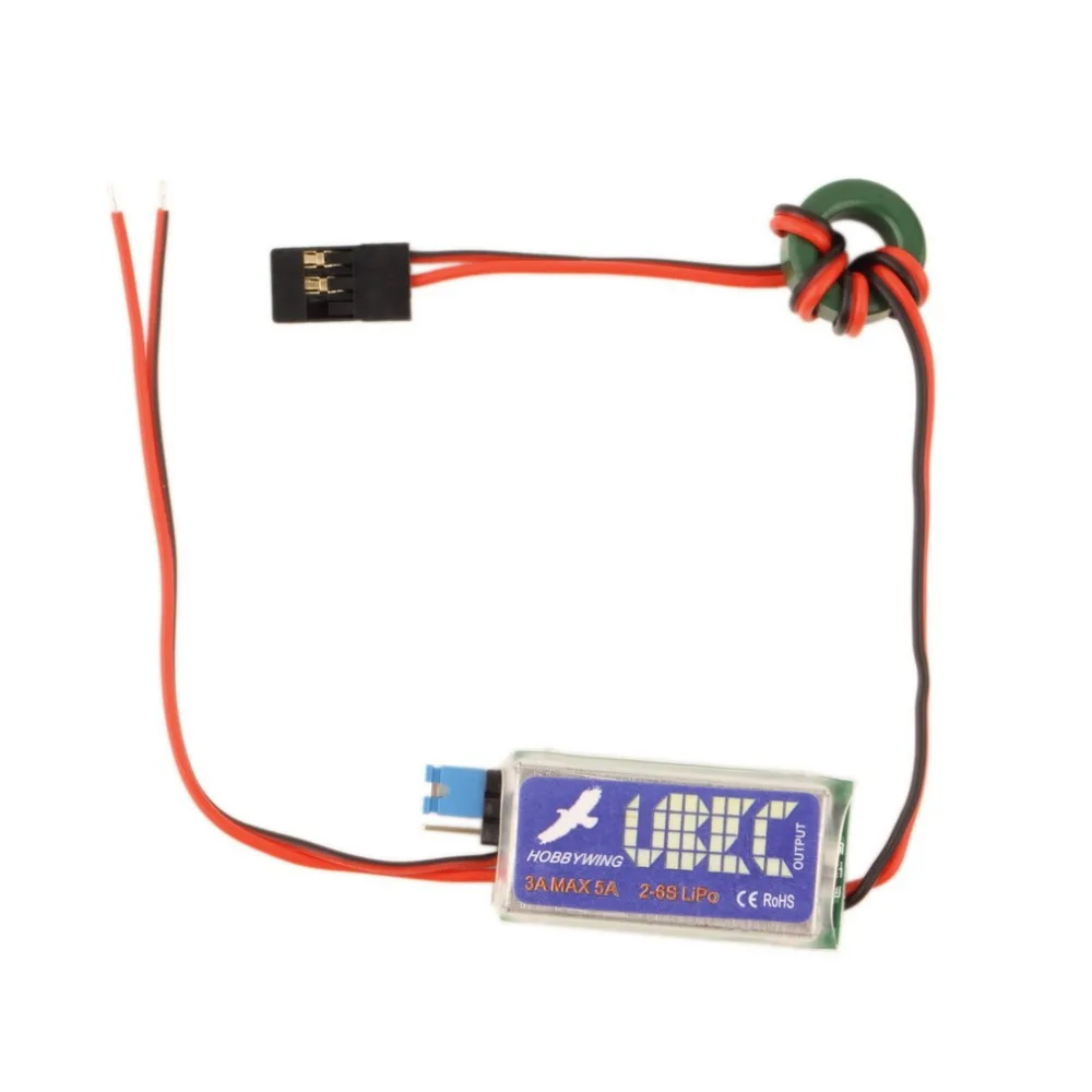 

Хит продаж, 5 В/6 в, HOBBYWING RC UBEC 3A Max 5A, самый низкий уровень шума RF BEC, полностью экранирующий, антизаклинивающий импульсный регулятор, новая расп...