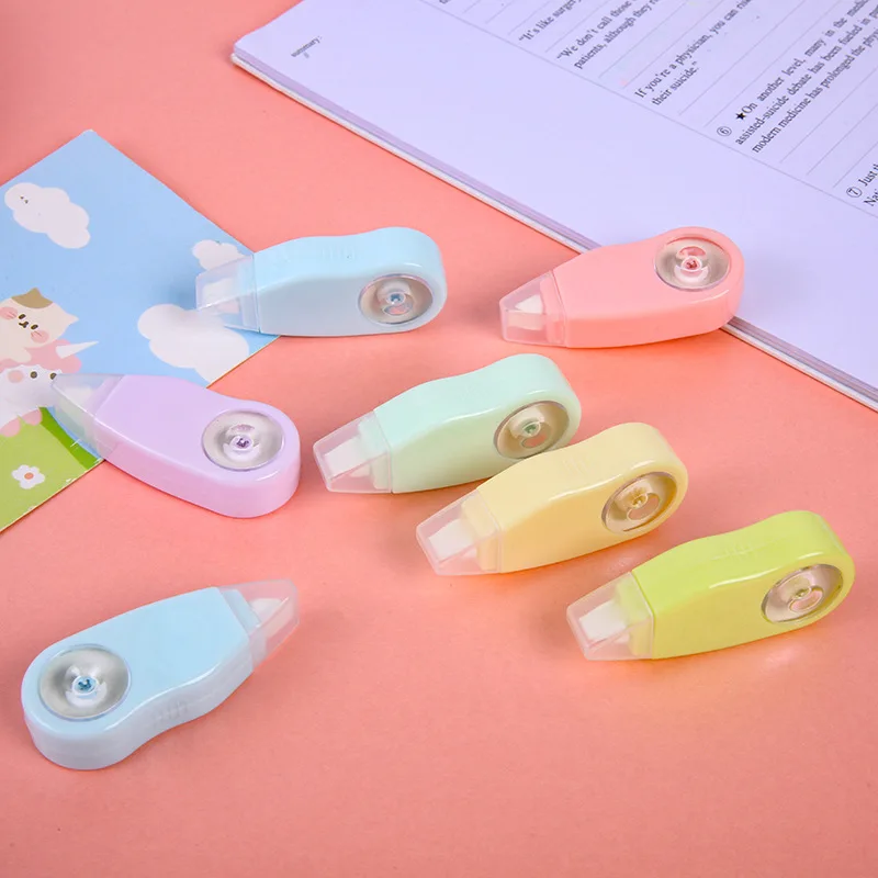 6 шт. Милая Корректирующая лента Kawaii Morandi инструменты для письма корректирующий