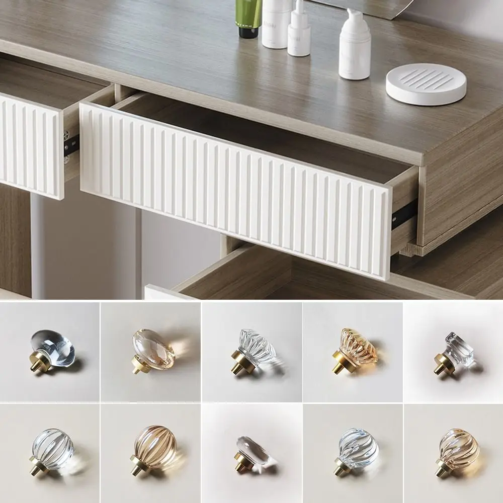 

Comfortable Grip Antique Brass Crystal for Kitchen Cabinet Drawer Knob Drawer Knobs for Wardrobe Furniture Hardware