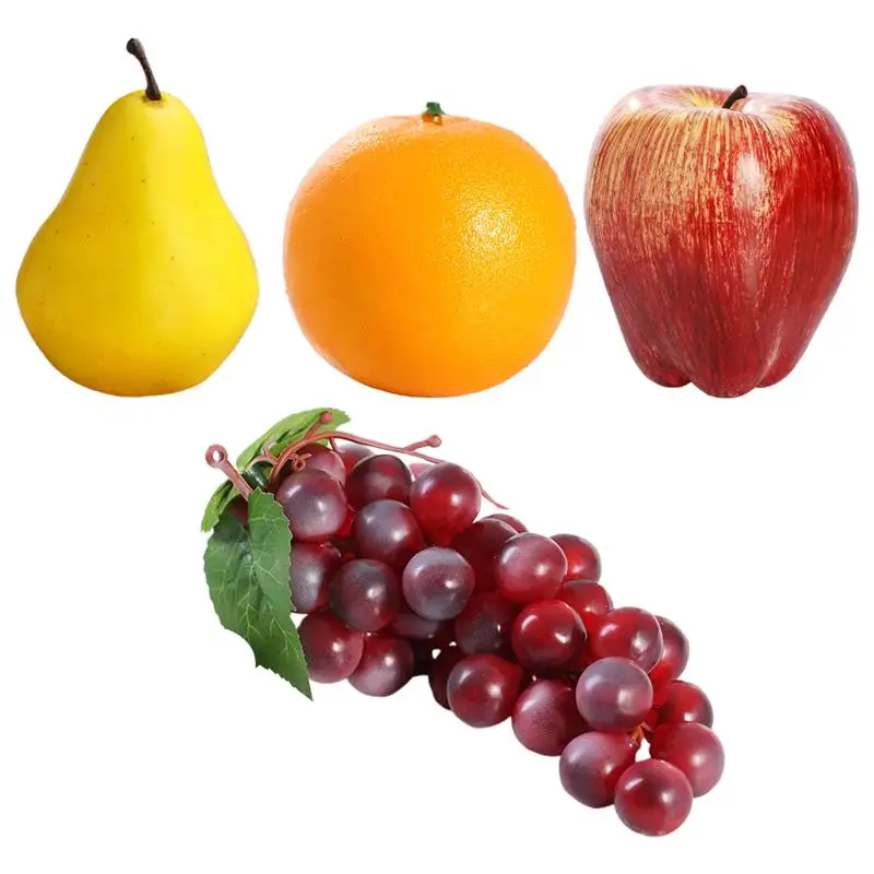 

Искусственные мини-фрукты, искусственные фрукты, искусственные фрукты, Декор для дома, фотореквизит, магазин, 4 шт.