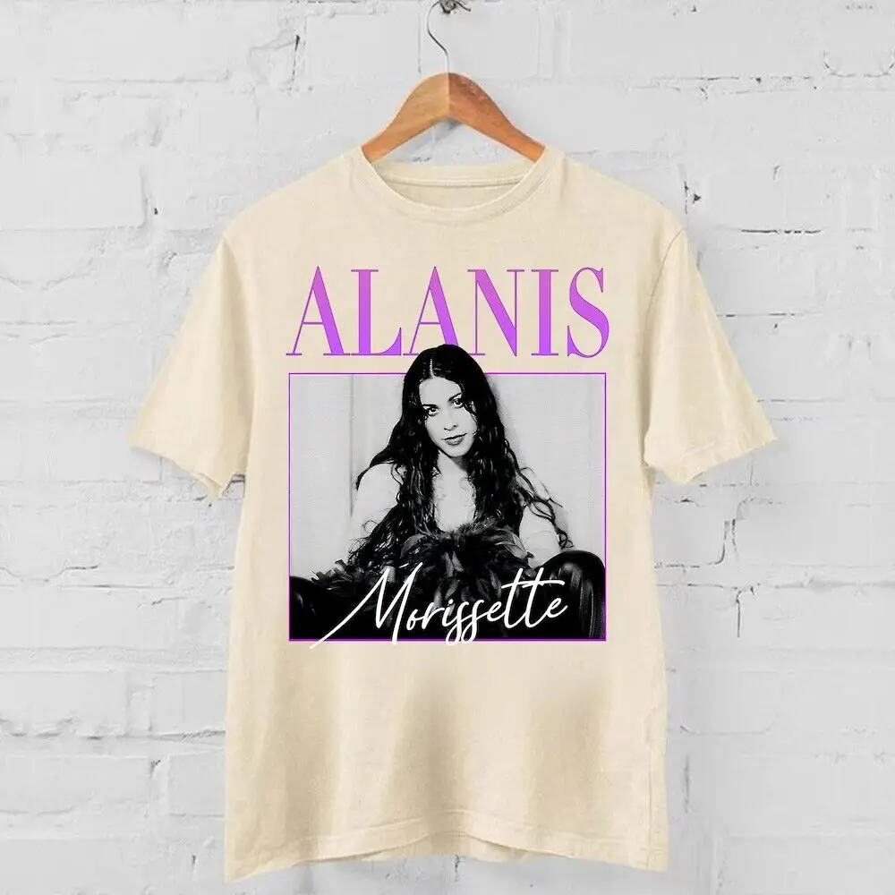 Винтажная рубашка Alanis Morissette 90s The Triple Moon Tour 2...
