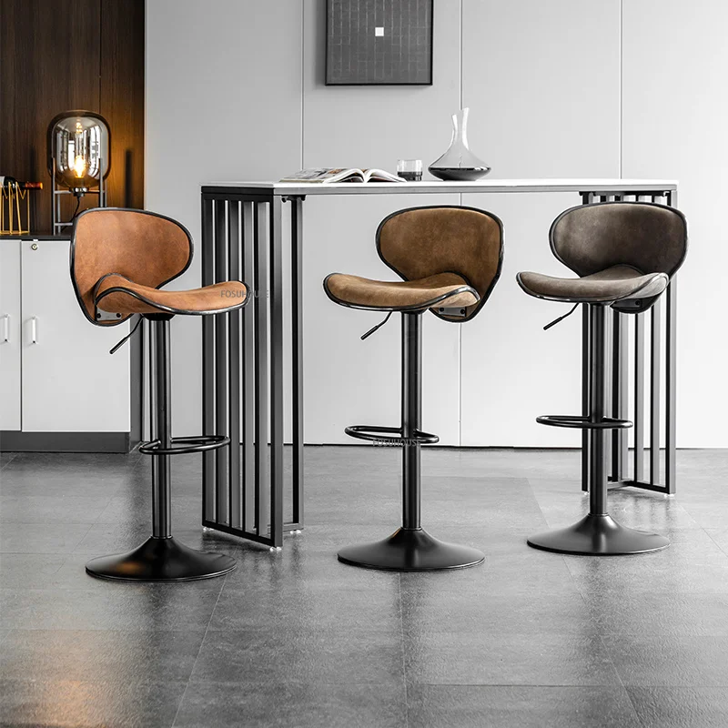 

Скандинавские барные стулья, мебель, простой подъемник, американский креативный барный стул, домашние высокие ноги, кухонный остров, стул Z