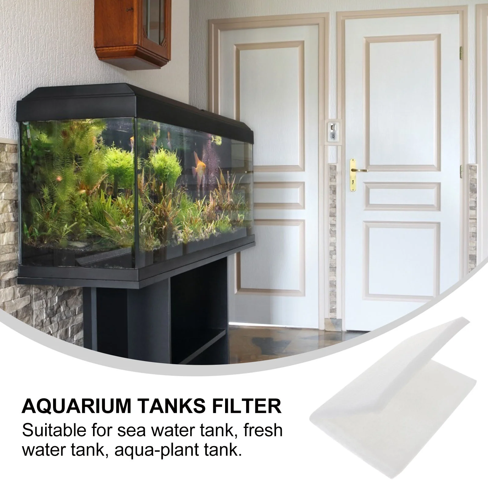 

Filter Aquarium Sponge Pad Tank Media Tanks Pond Biochemical Biological Filters Foam Roll Pads Cotton Nitrate Remover Sponges