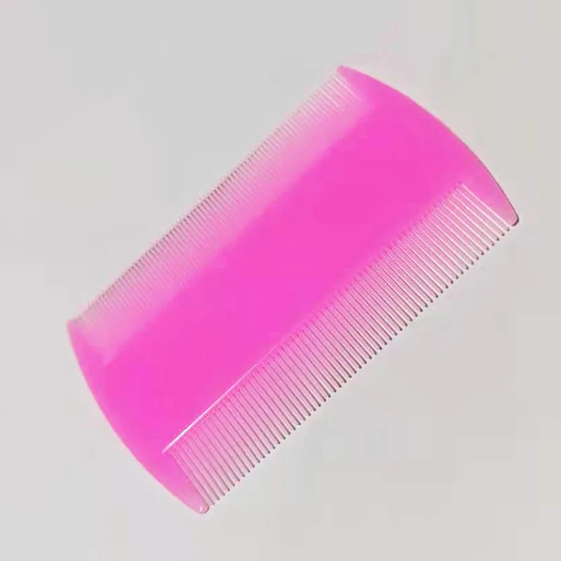Пластиковые расчески для волос двухсторонние с мелкими зубьями вшей детей собак