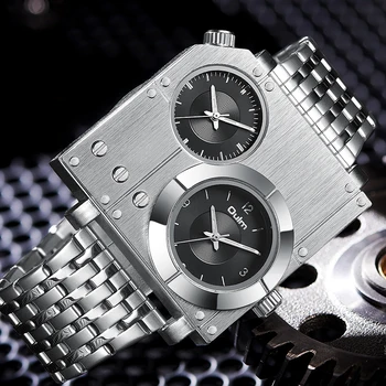 Luxury Big Szie Watch For Men Oulm Top Brand Man Military Gold Wristwatch Male Quartz Clock Men's Sport Watches Reloj Hombre Other Image