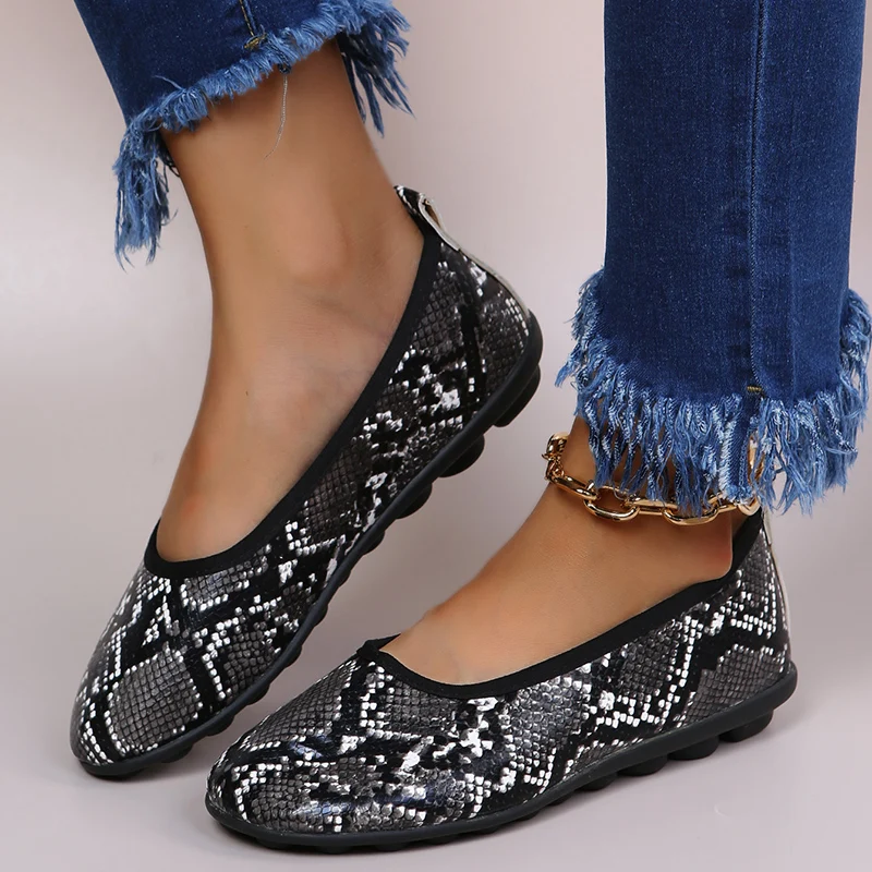 

Shoes Woman Basic Pumps 2022 Two Color Splicing Classic Bow Ballet Work Shoe Large Size Tweed Low Heels Fashion Women Shoes Pump