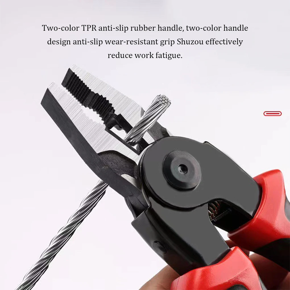 

Portable Multifunctional Plier Reusable 5-in-1 Pliers Cable Stripper
