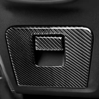 2pcs panel trim anti scratch self adhesive carbon fiber car interior storage box panel decor sticker for bmw g01 g02 x3 x4 serie