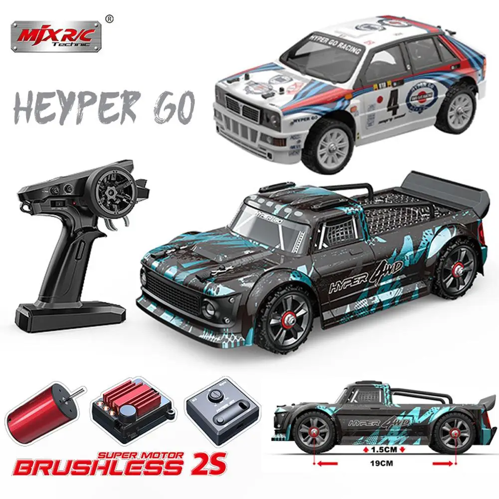 

Mjx Hyper 14301/14302 Φ 1/14 2,4g пикап с дистанционным управлением 4wd высокоскоростной Esc Дрифт внедорожник Игрушки для мальчиков