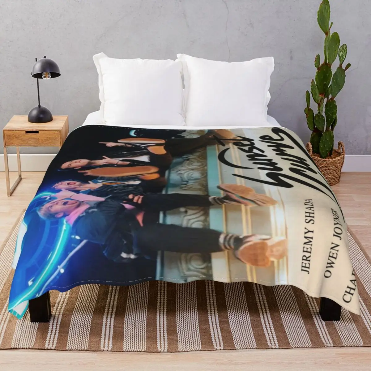 

Sunset Curve Poster Blankets Coral Fleece All Season Super Warm Unisex Throw Blanket for Bedding Sofa Camp Office