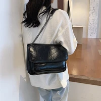cgcbag luxury designe handbag women 2022 fashion quality soft leather tote bag retro chain large capacity female shoulder bag