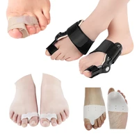 12pcs silicone toe separator thumb splint foot straightener hallux valgus bunion corrector orthopedic foot care training tools