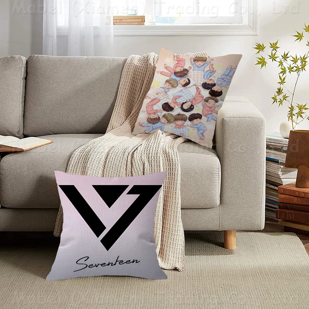 Чехол для подушки Seventeen Kpop автомобильная наволочка дивана автомобиля