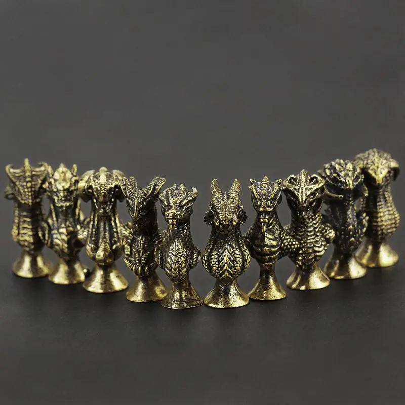 Латунный брелок для ключей Vintaeg серии Драконы