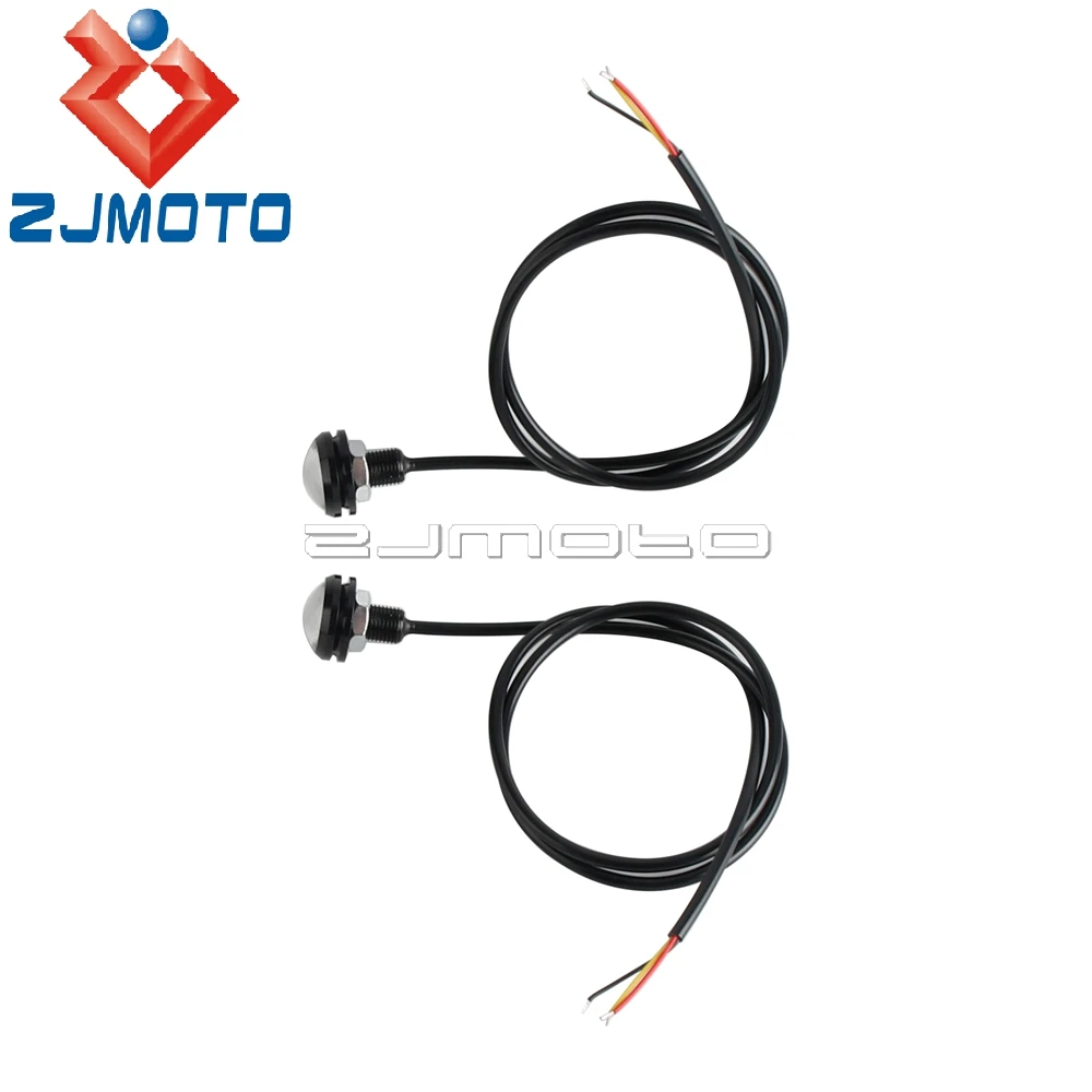 2/4/6/8/10 шт. светодиодные круглые лампы DRL мигалка для мотоцикла Eagle Eye указатель