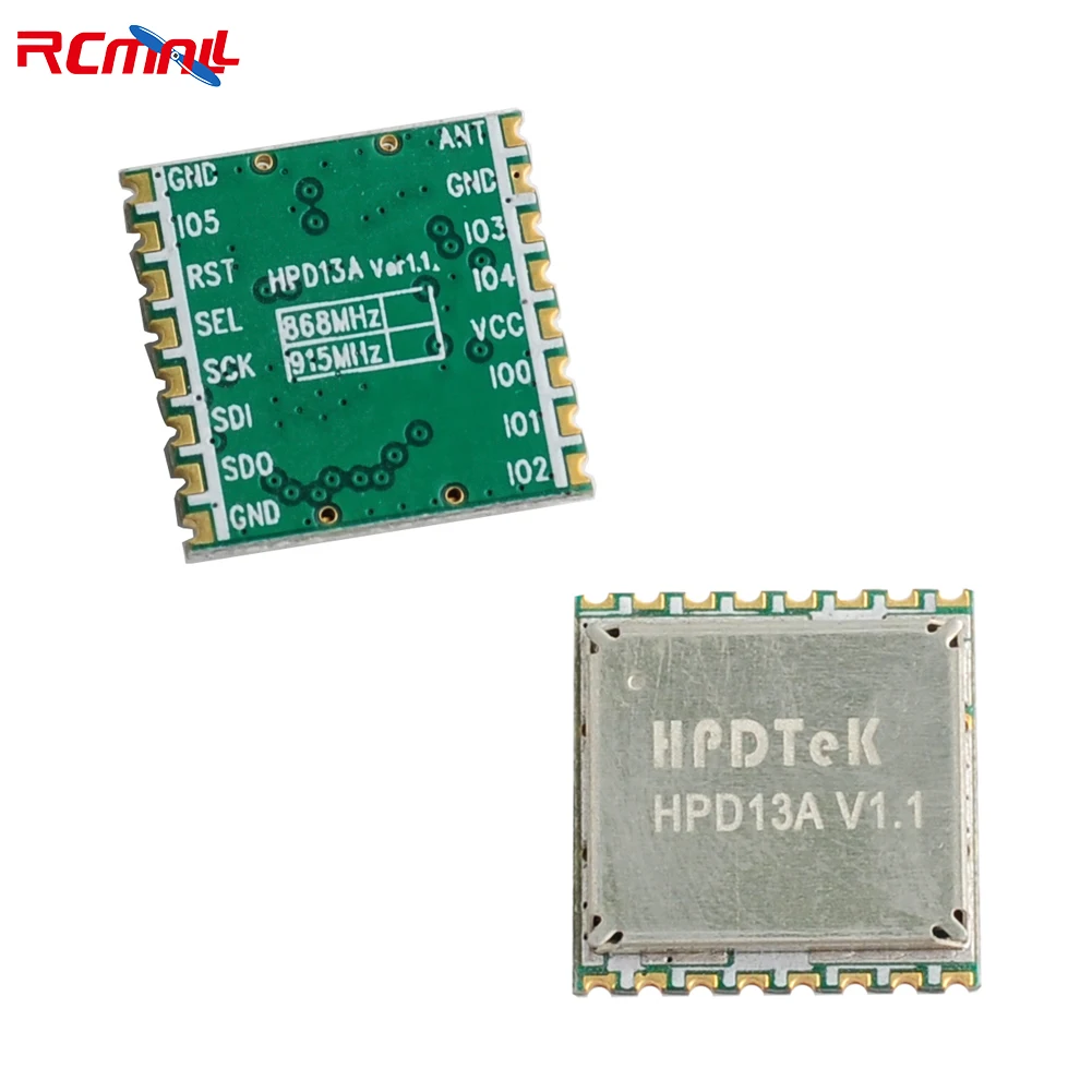 Модуль беспроводного приемопередатчика HPD13A 868 МГц 915 МГц SX1276, 2 шт., LoRa передача данных, SPI пульт дистанционного управления, сигнализация для умного дома IOT
