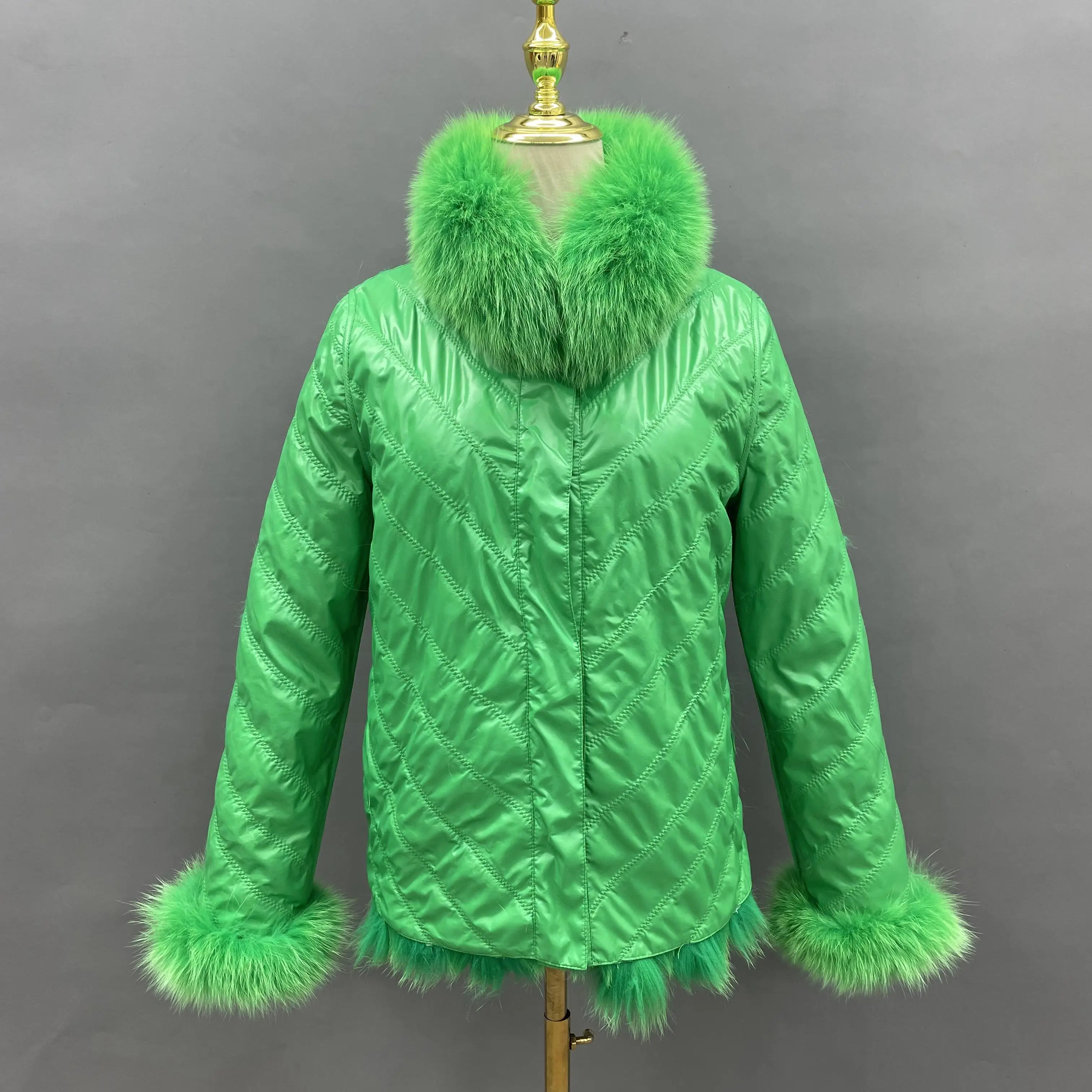 MISSJANEFUR Fur Coats Women Reversible 2022 New Fashion Real Fox Fur Two-Way Luxury Soft Wholesale Warm Winter Jackets enlarge