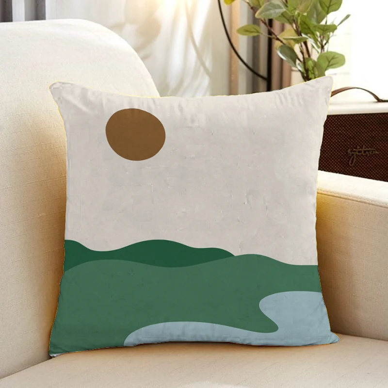 

Child Pillowcase Illustrations Decorative Pillows 45x45 Cushions Covers Pillow Cover Cushion Sofa Anime Bed Throw Home Decor