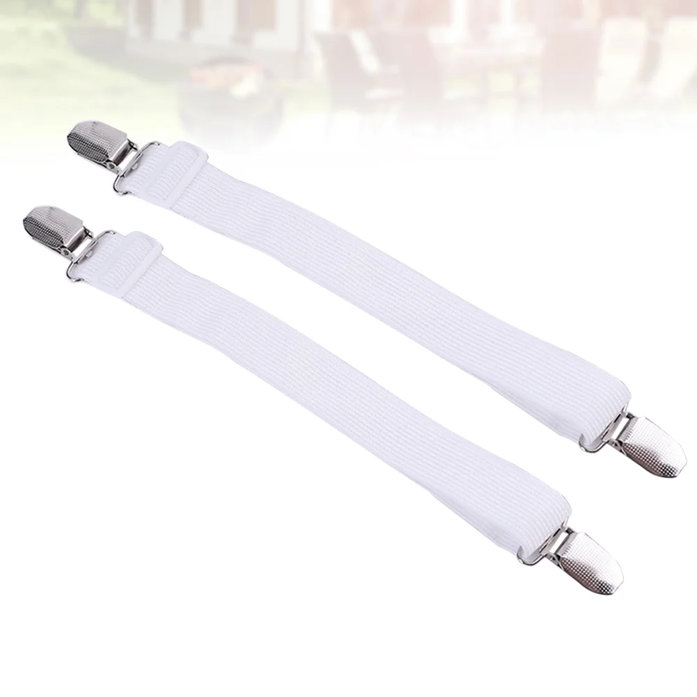 

4 Pcs Matress Topper Cover Mattress Clips Sheet Matttress Toppers White