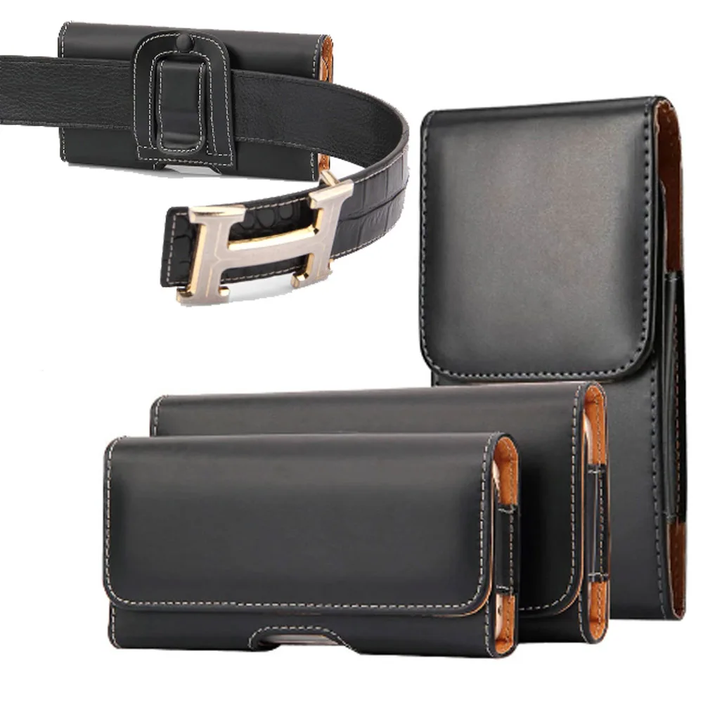 Чехол-книжка для телефона с зажимом на ремне Redmi Note 12 Tubro Pro Plus VIVO Y1S Y90 Y91C Xiaom Кожаная