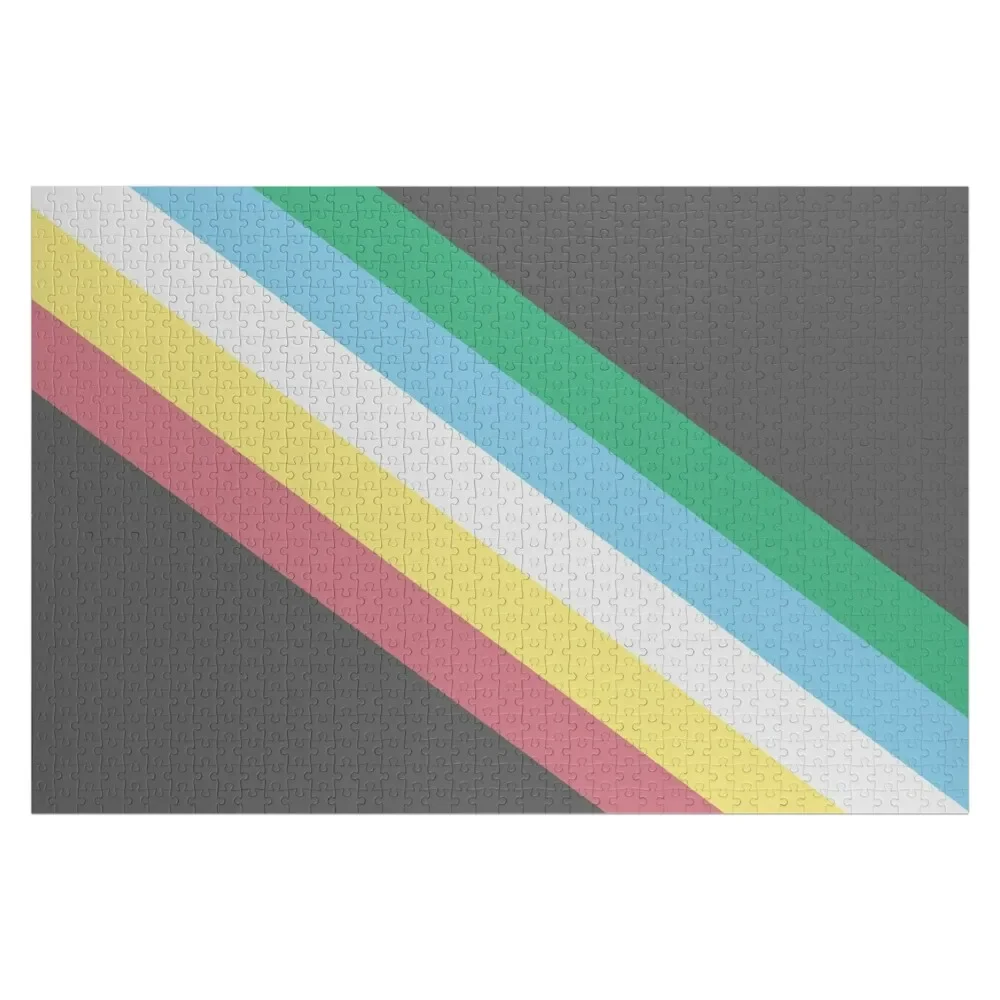 Пазл с флагом гордости для инвалидов аксессуары диорамы подарок на заказ детская