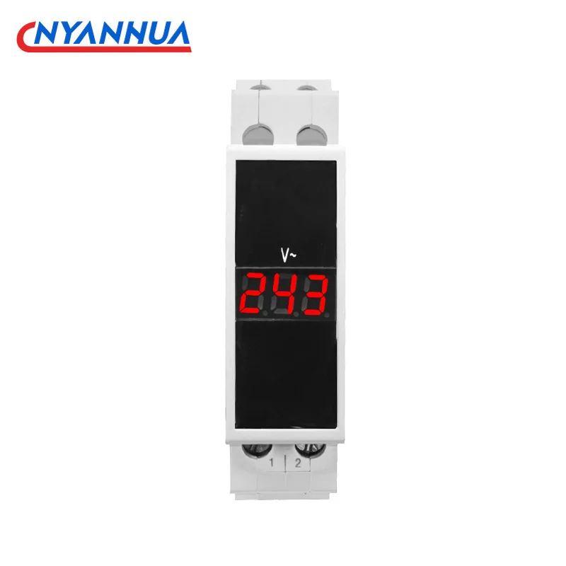 

1PC Digital Voltmeter Single-Phase Digital Display Meter LED AC80-500VAC 1VA AC50/60Hz