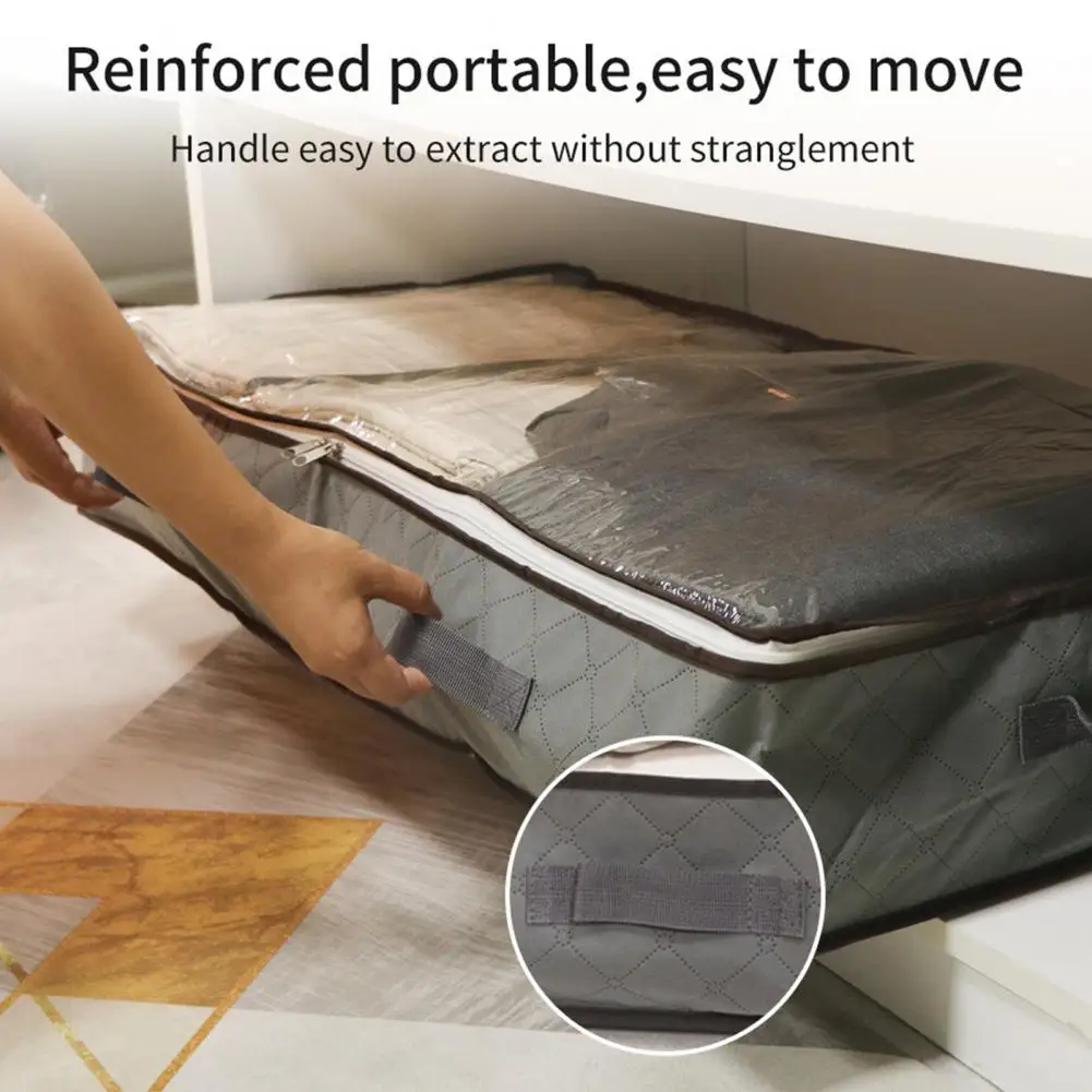 

Reinforced Handle Storage Bag Efficient under Bed Storage Solutions Durable Containers for Clothes Blankets Books to Maximize