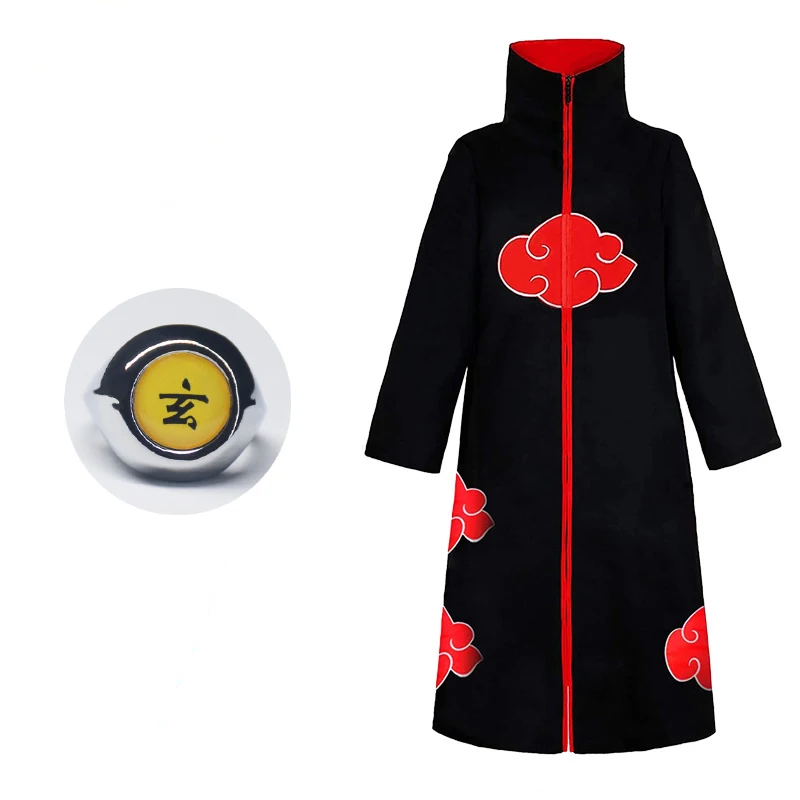 

2Pcs/Set Akatsuki Zetsu Halloween Cosplay Costumes Headband Cloak Robe Cape Uniform Hot Anime Accessories for Kids Gifts Toys