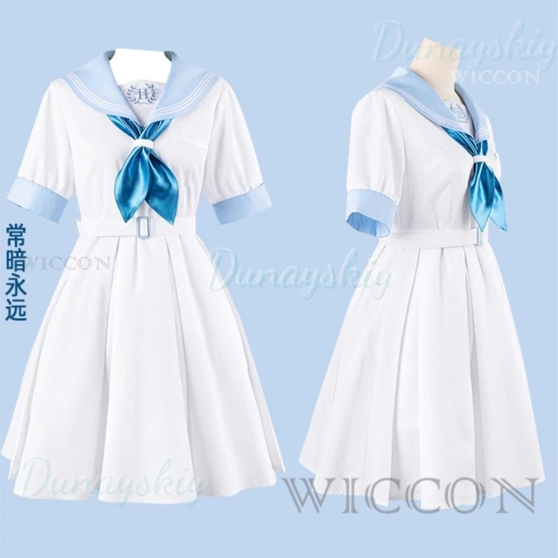 Vtuber Tokoyami Towa Yukihana Lamy Косплей Костюм элемент HoneyWorks женская школьная форма