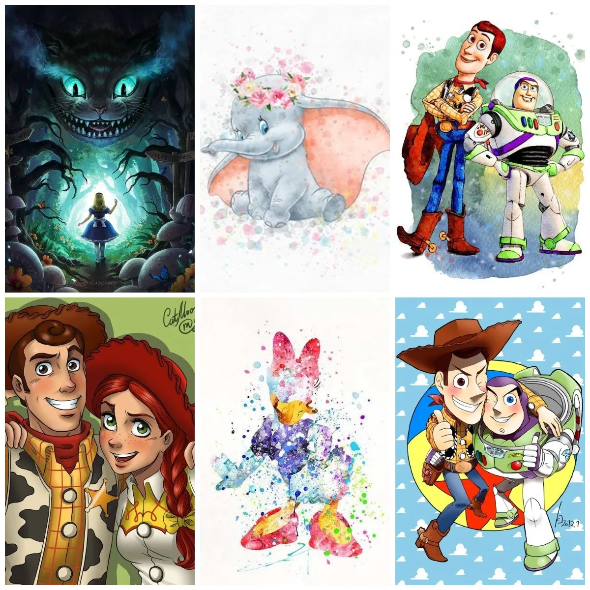 

5D Diamond Painting Disney Cartoon Toy Story Woody And Buzz Lightyear Cross Stitch Embroidery Kit Mosaic Full Drill Home Decor
