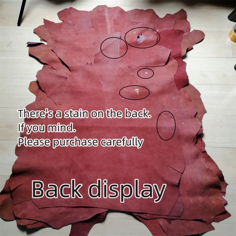 1/1 2 мм фиолетовая овчина. Кожа первого слоя. Ткань из натуральной кожи. Сделай Сам