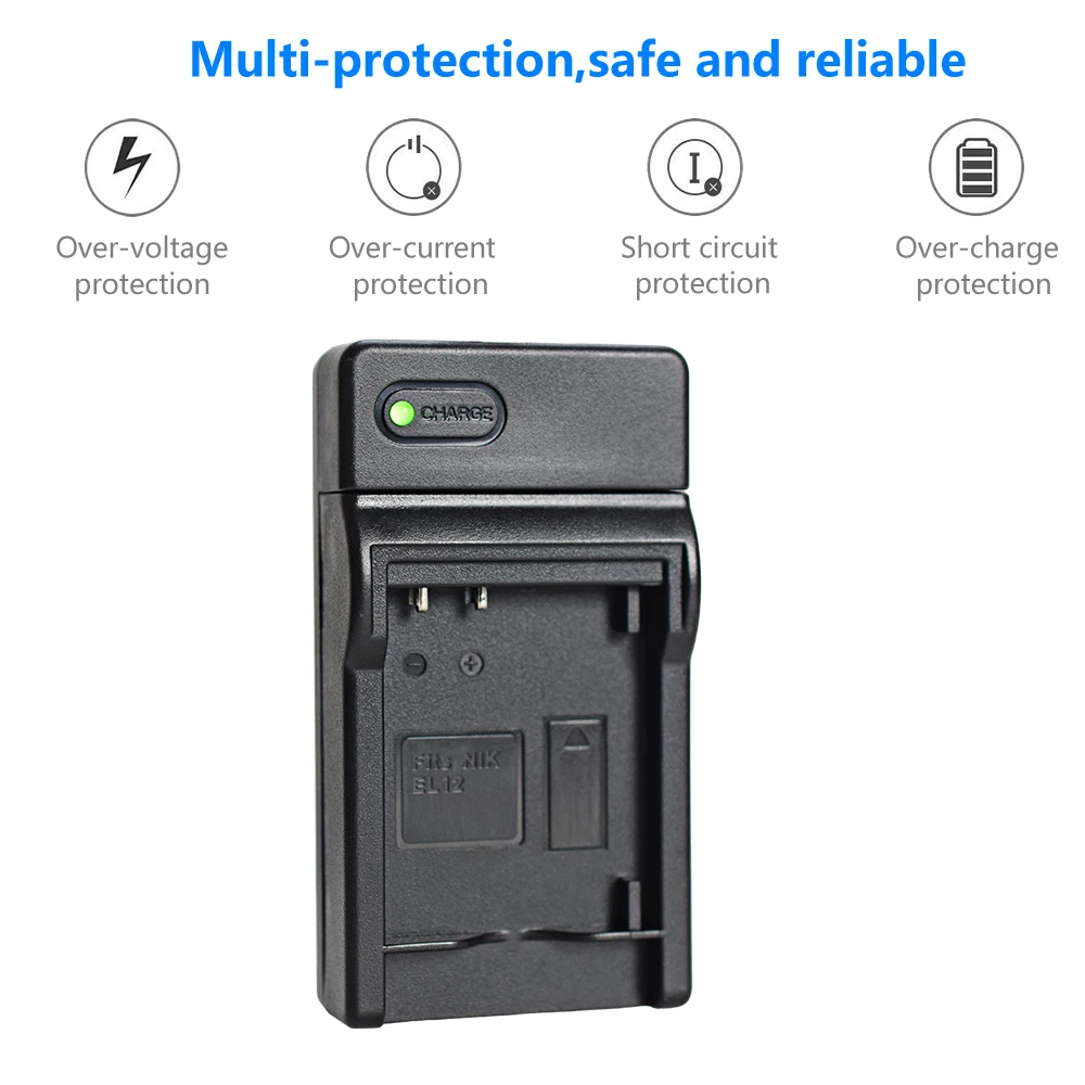 4 шт. Аккумулятор EN-EL12 Yida Business для Nikon Coolpix