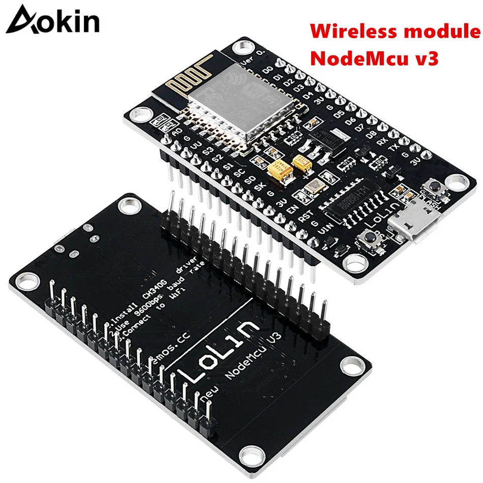 

ESP8266 with PCB Antenna USB Port ESP-12F CH340 Wireless Module NodeMcu V3 Lua WIFI Internet of Things Development Board