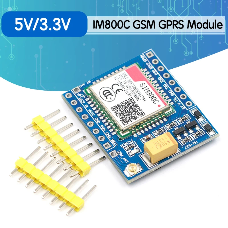 

SIM800C GSM GPRS Module 5V/3.3V TTL Development Board IPEX With Bluetooth And TTS For Arduino STM32 C51 for Arduino