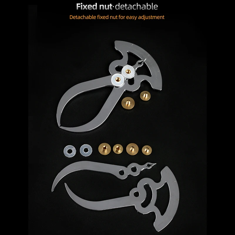 

Best Cap Gauge Angle Protractor Aluminum Alloy Measuring Ruler Carpenter Measuring Tools