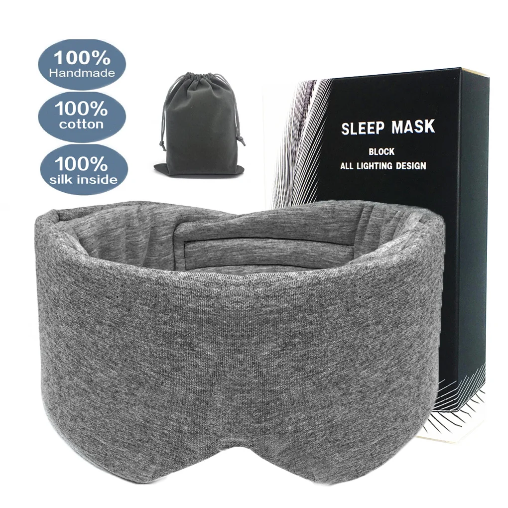 

Sleeping Mask Block Out Light Soft Padded Sleep Covers For Eyes Home Travel Eye Shade Blindfold Sleeping Aid Face Mask Eyepatch