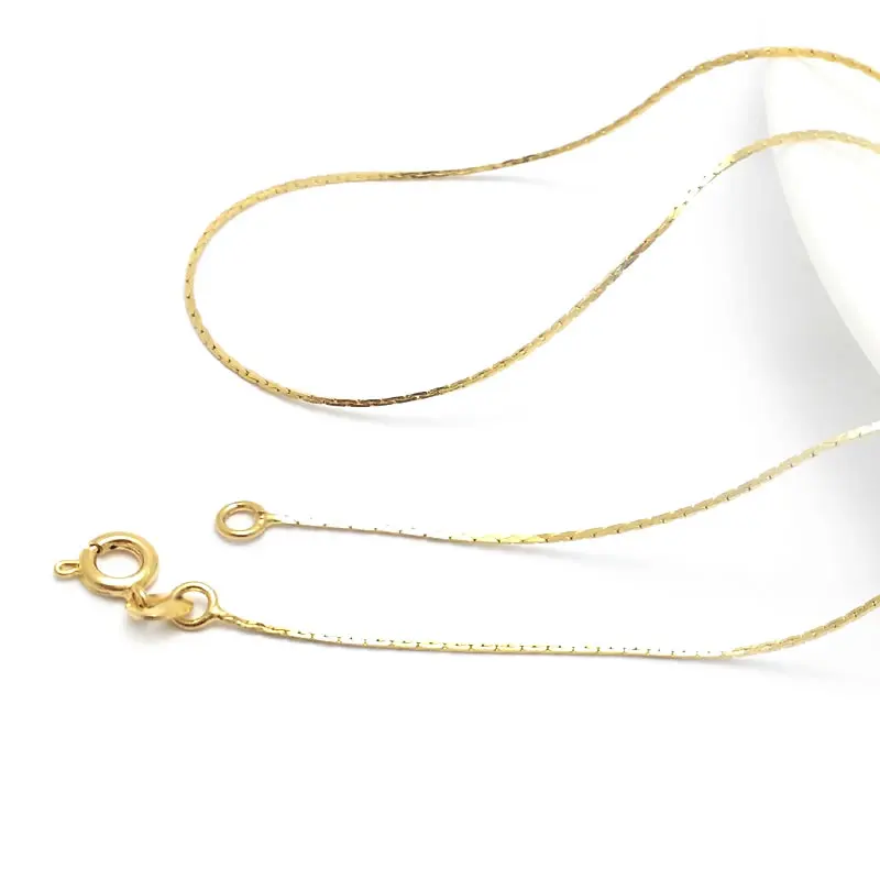 18-каратное золото медная отделка цепочки для ожерелья высококачественные