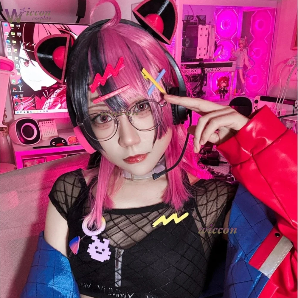 Фото НебулаКлоак БанГ Дрим! Костюмы для косплея Mugendai Mewtype Sengoku Yuno, парик, юбки, пальто, униформа DJ, наряды на Хэллоуин, тип Yunocchi №1