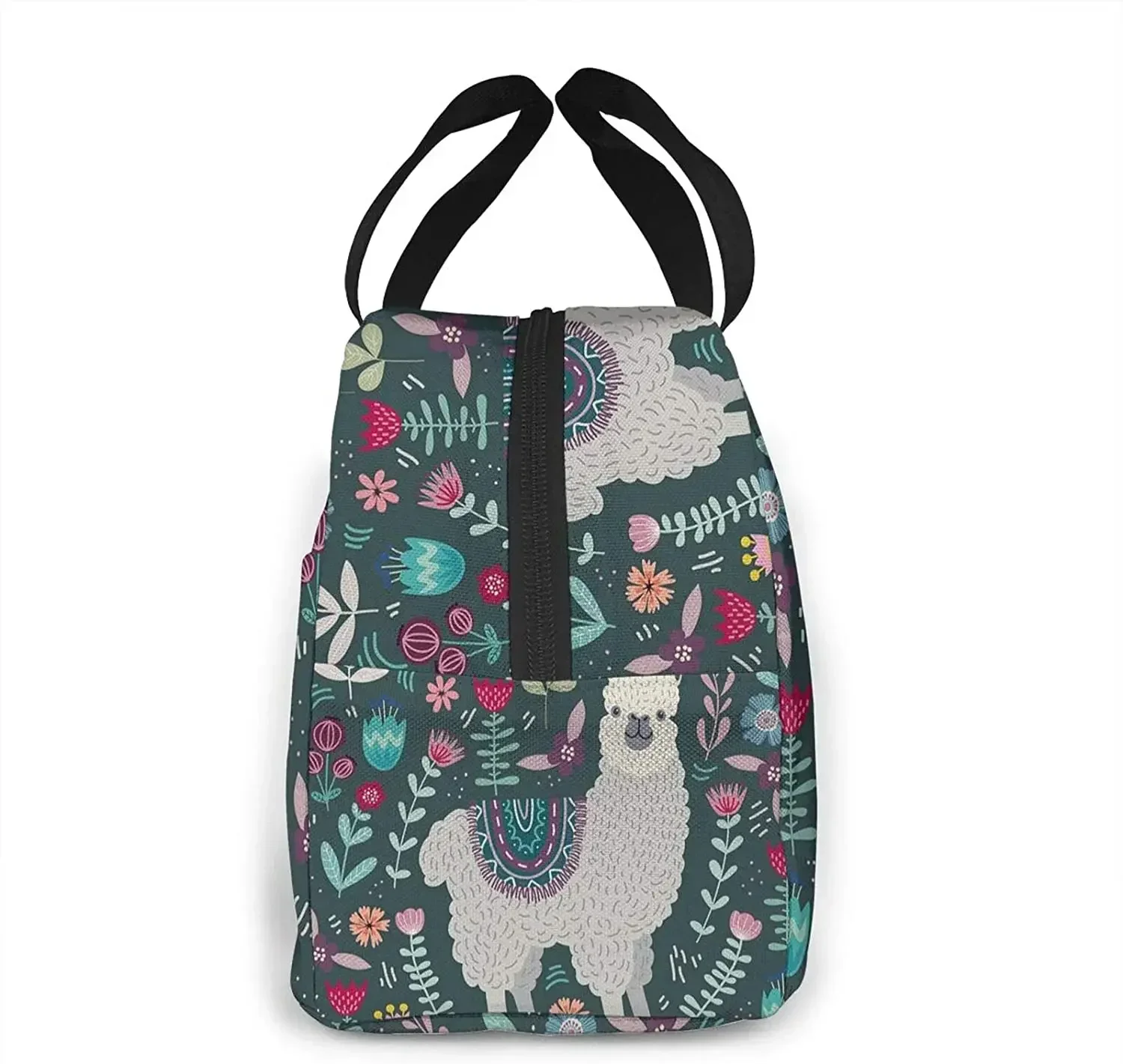 Цветочная сумка-лама для женщин изолированная коробка ламы с передним карманом