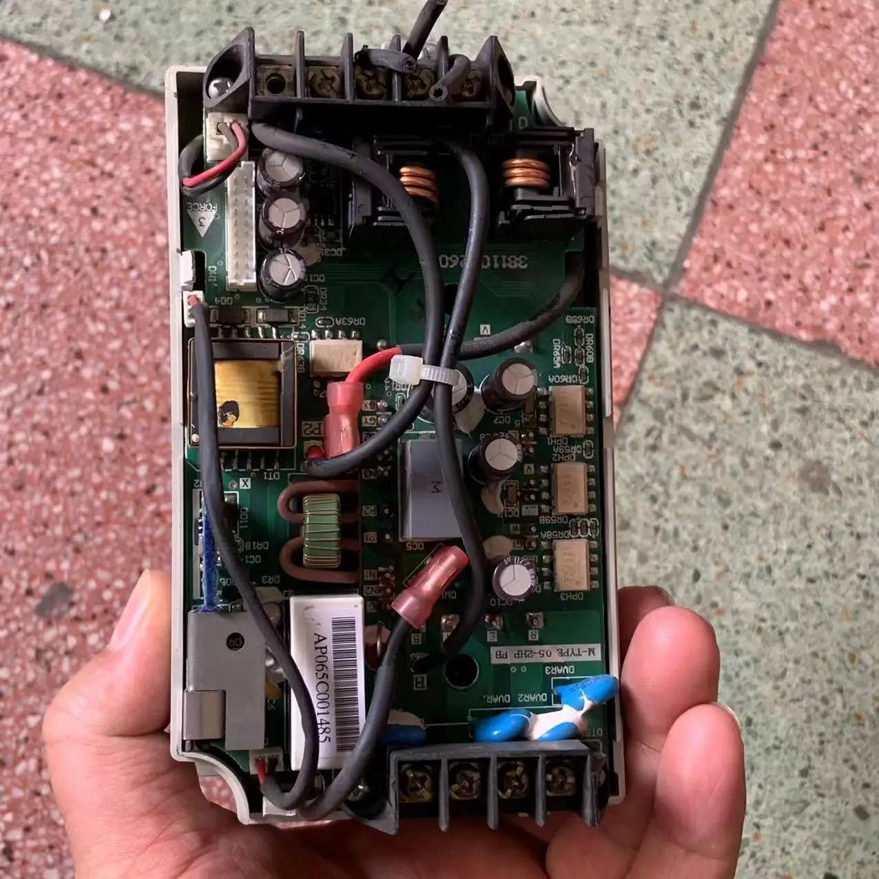 Разборка инвертора Delta VFD-M 220 В 0 75 0075 кВт VFD04 015M21A плата драйвера питания