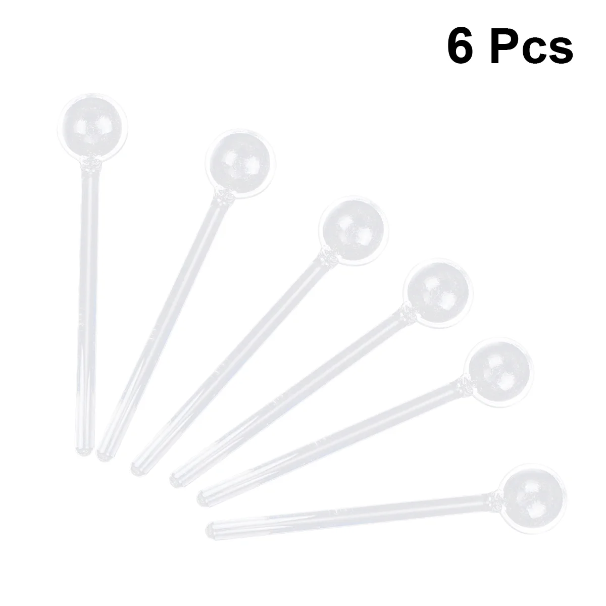 Стеклянная ложка ложки чаепитие кофе перемешивание шриры чистые чайные Icestirrer rod