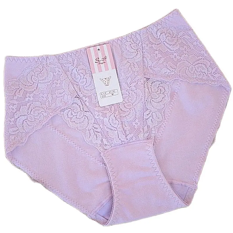 Women's Cotton Panties Mid Waist Breifs Smooth Seamless Underpants Sofe Breathalbe Panties Female Lingerie Ladies Underwear