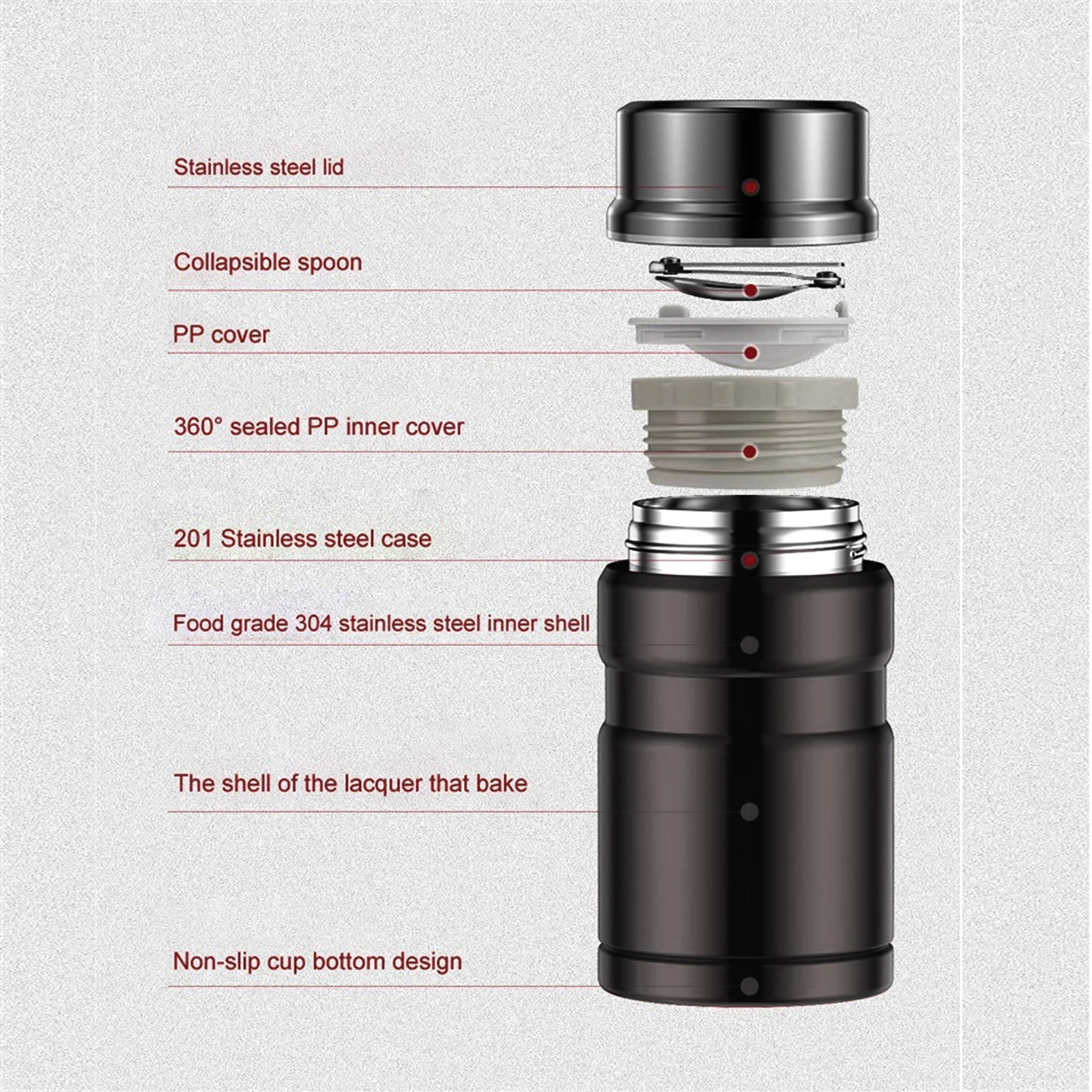 Продажа Термос большой емкости из нержавеющей стали, 750 мл Дешево Термос большой емкости из нержавеющей стали, 750 мл