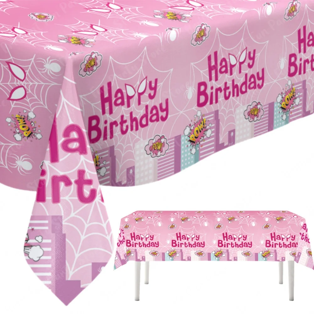 1/5 шт. украшения для скатерти с Человеком-пауком тема супергероя одноразовое