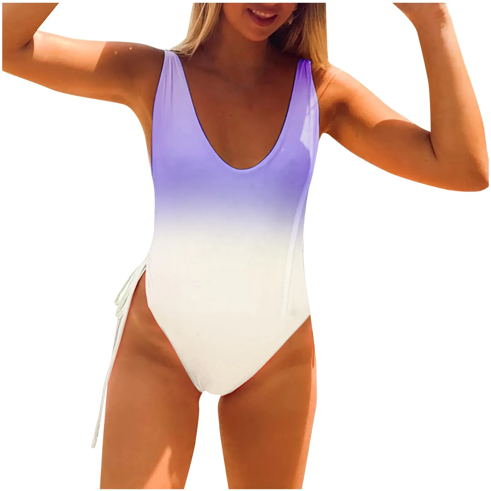 

Купальник женский летний с принтом и эффектом пуш-ап