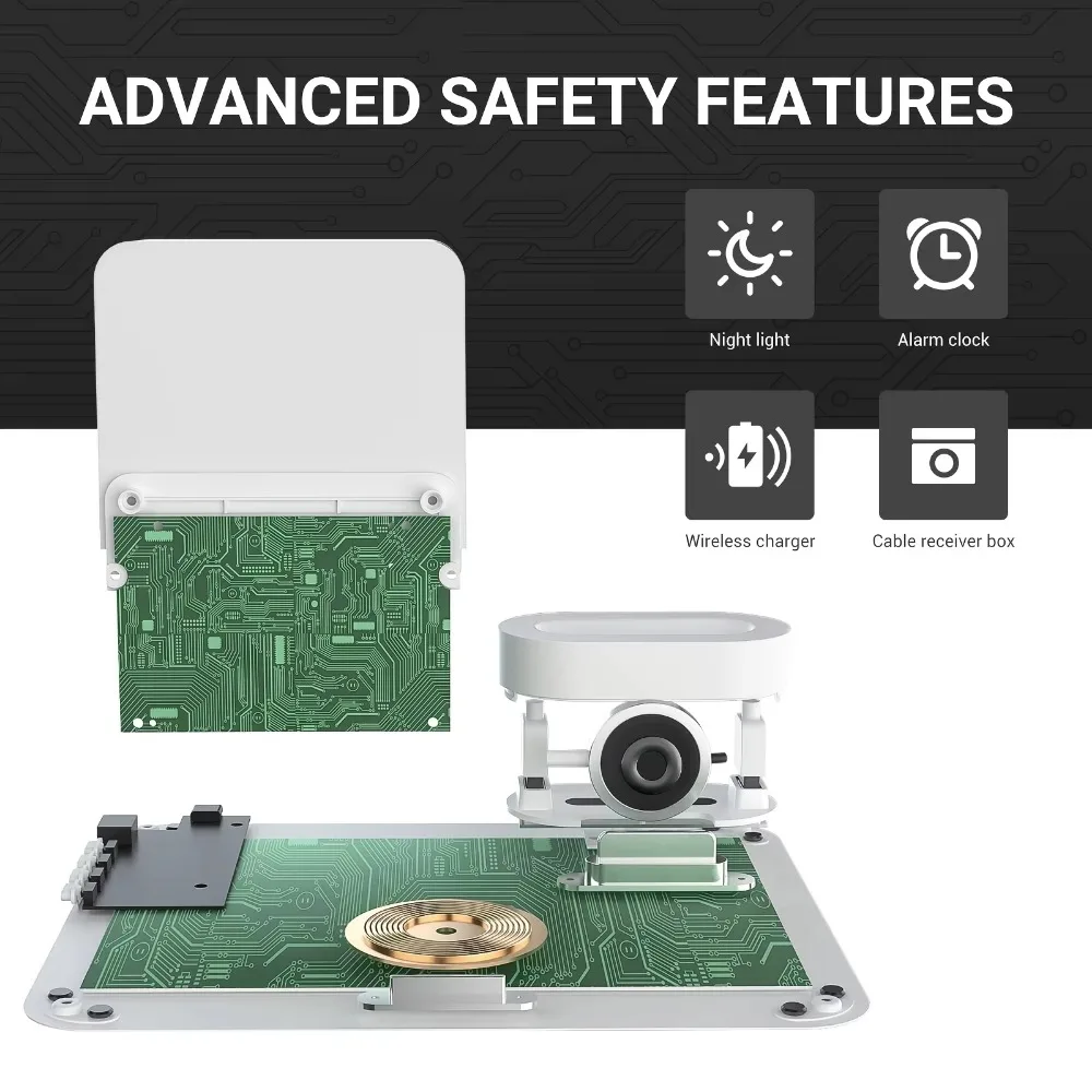 Держатель для телефона 4-в-1 15 Вт беспроводная зарядная станция зарядное