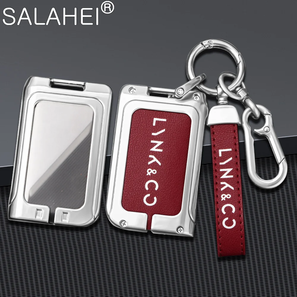 

Zinc Alloy Car Smart Remote Key Case Cover Protect Shell For LYNK CO LYNK&CO 05 09 01 06 02 03 Keyless Keychain Accessories