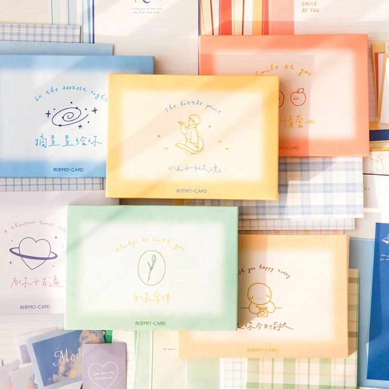 

38 PCS Paper Envelopes Set Watercolor Letter Writing Decorative Printer Stationery School Supplies Конверты
