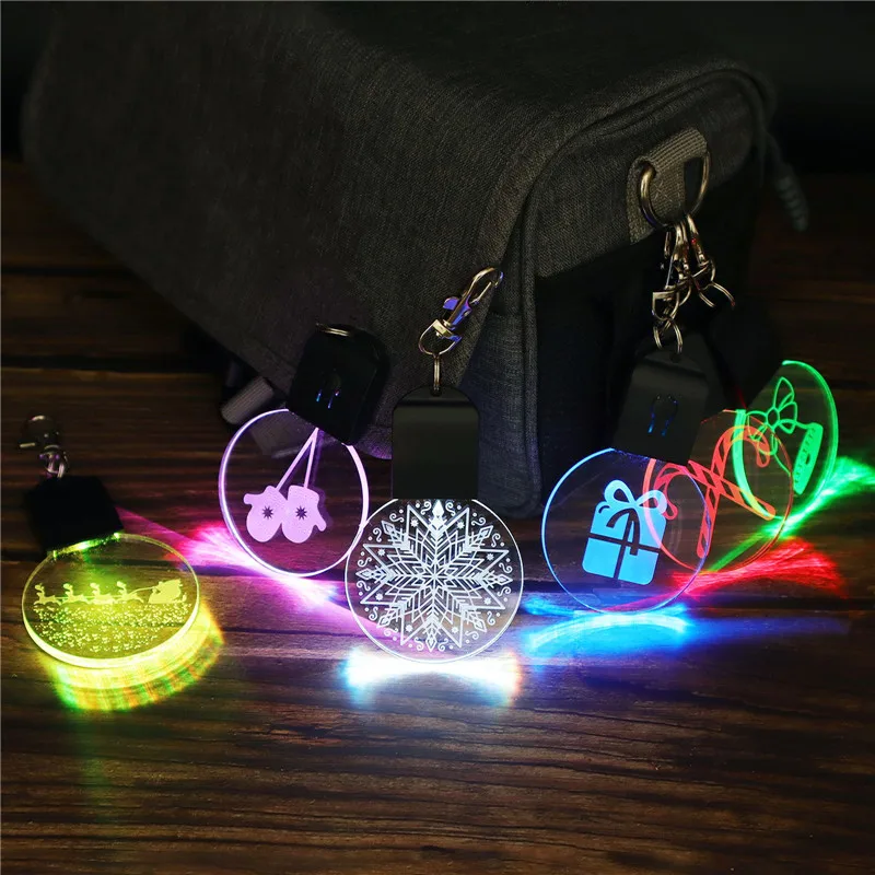 Рисунок 4 - светодиодных акриловых брелоков с рисунком